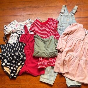 OLD NAVY Toddler Girl 7 Piece Bundle Lot 4T & 5T Excellent Condition